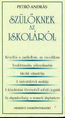 Szülőknek az iskoláról