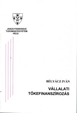 Vállalati tőkefinanszírozás