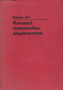 Korszerű matematikai alapismeretek