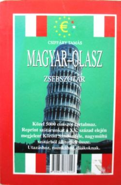 Olasz-magyar, magyar-olasz zsebszótár