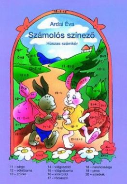 Számolós színező Húszas számkör